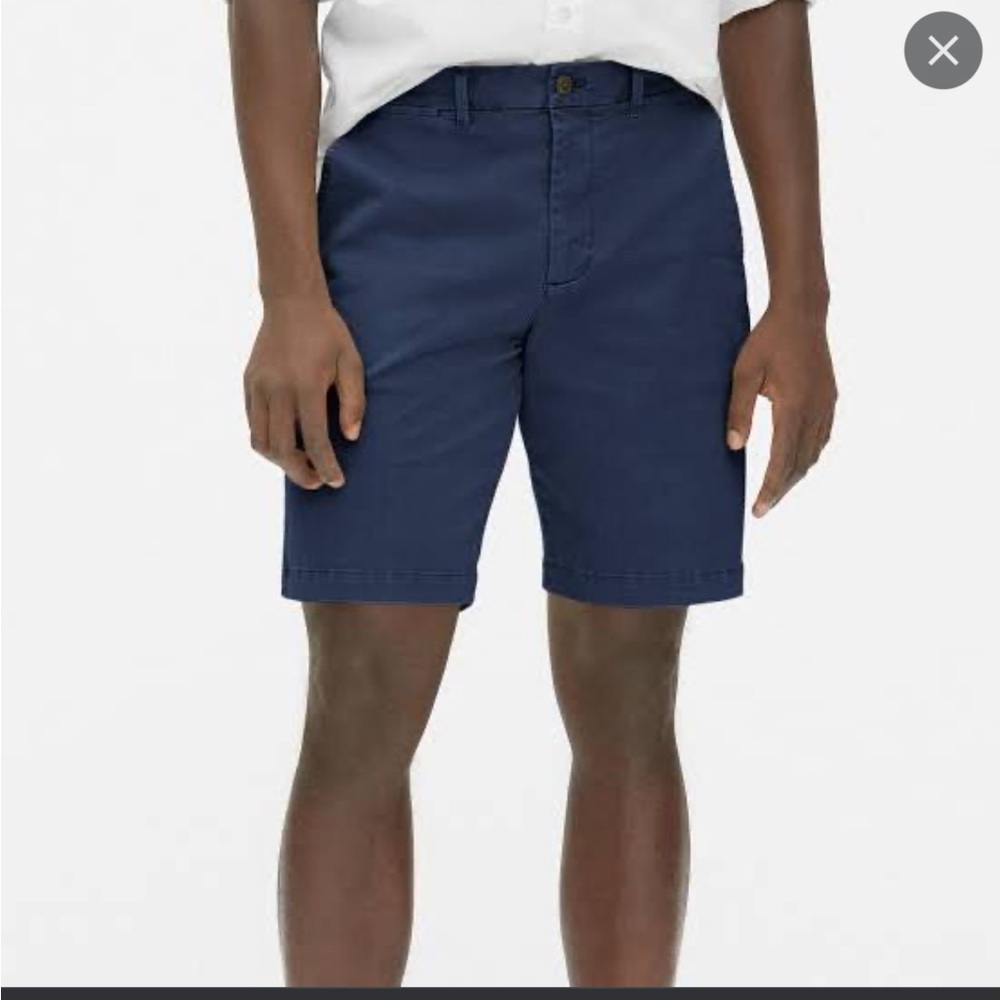 Gap Slim Stretch Khaki Shorts Navy Sz.40
